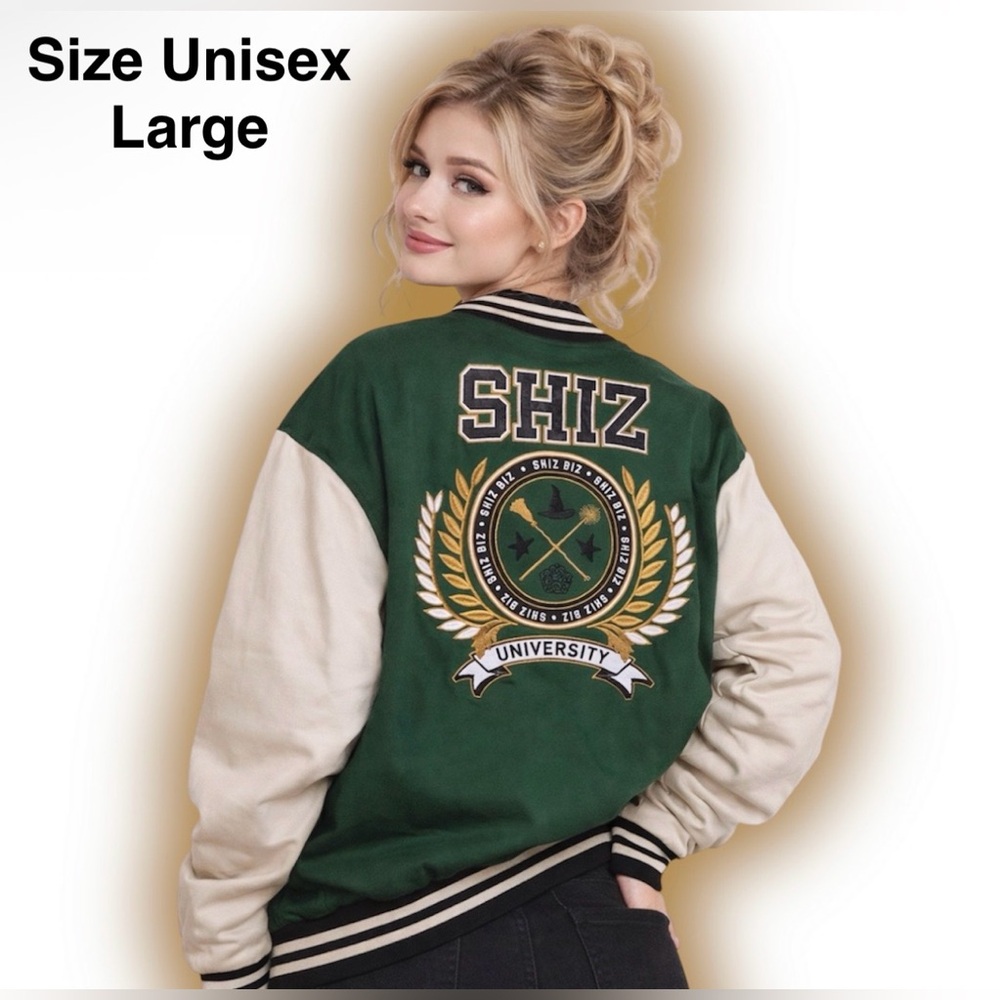 Universal Wicked Shiz University Varsity Jacket